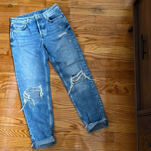 & denim boyfriend jeans - Picture 3 of 5